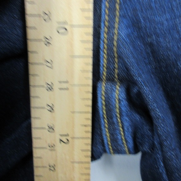 Spanx Clean Indigo Bootcut Trouser Women M Blue Flare Jeans Cotton Blend 562 - Picture 12 of 14